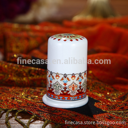 Luxury Fine Hyper White Porcelain Antique Toothpick Bottle of Persian Market